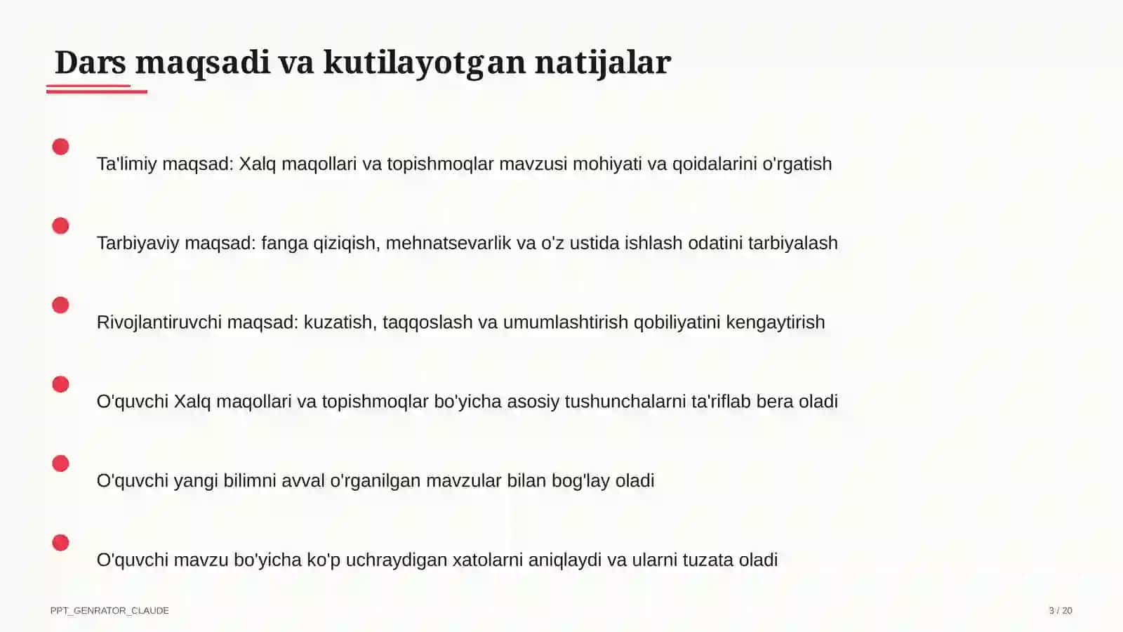Xalq maqollari va topishmoqlar (2-sinf) 3
