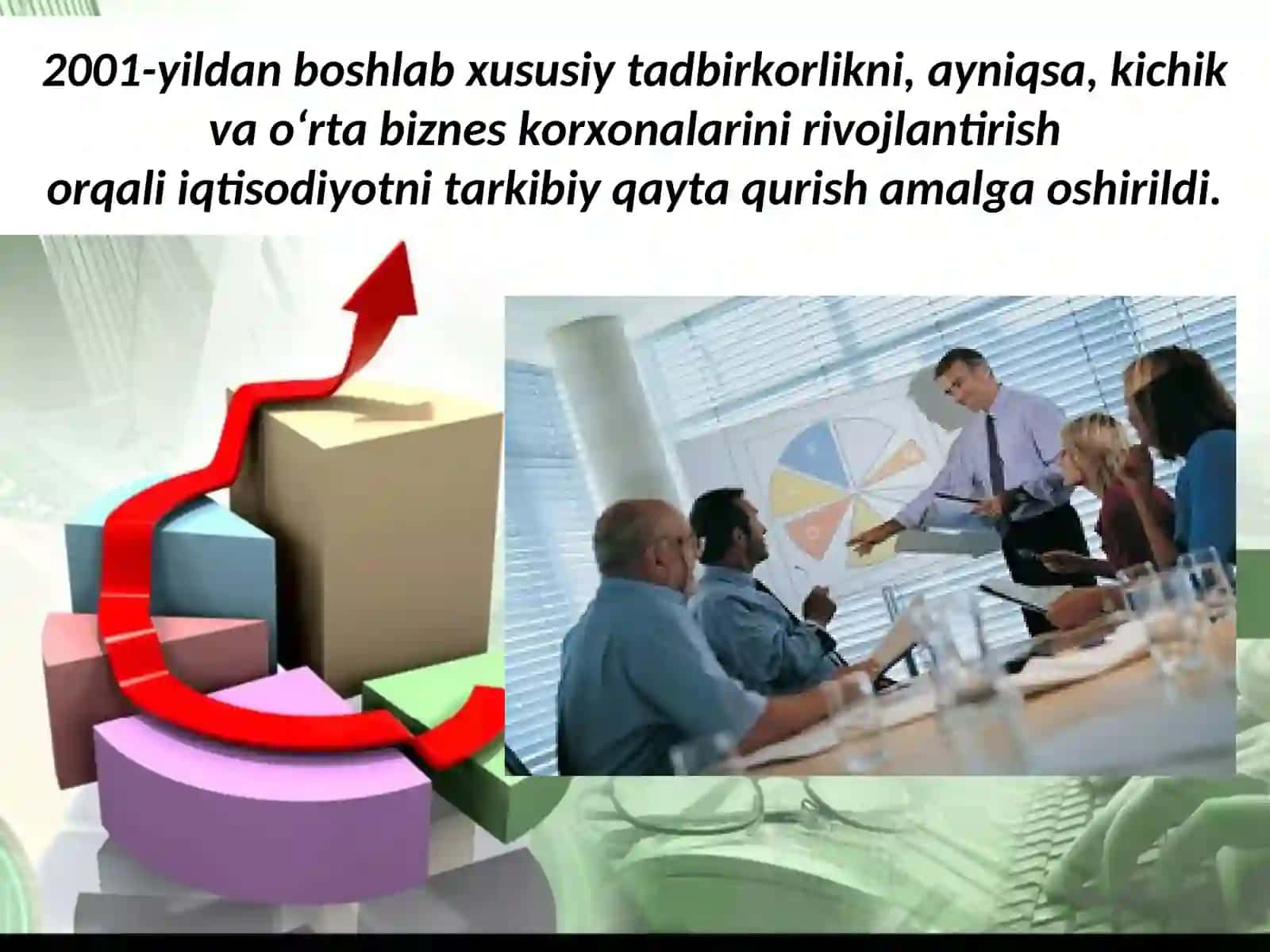 Mamlakat ishlab chiqarish salohiyatining oshirilishi va jahon iqtisodiy tizimiga integratsiyalashuvi 3
