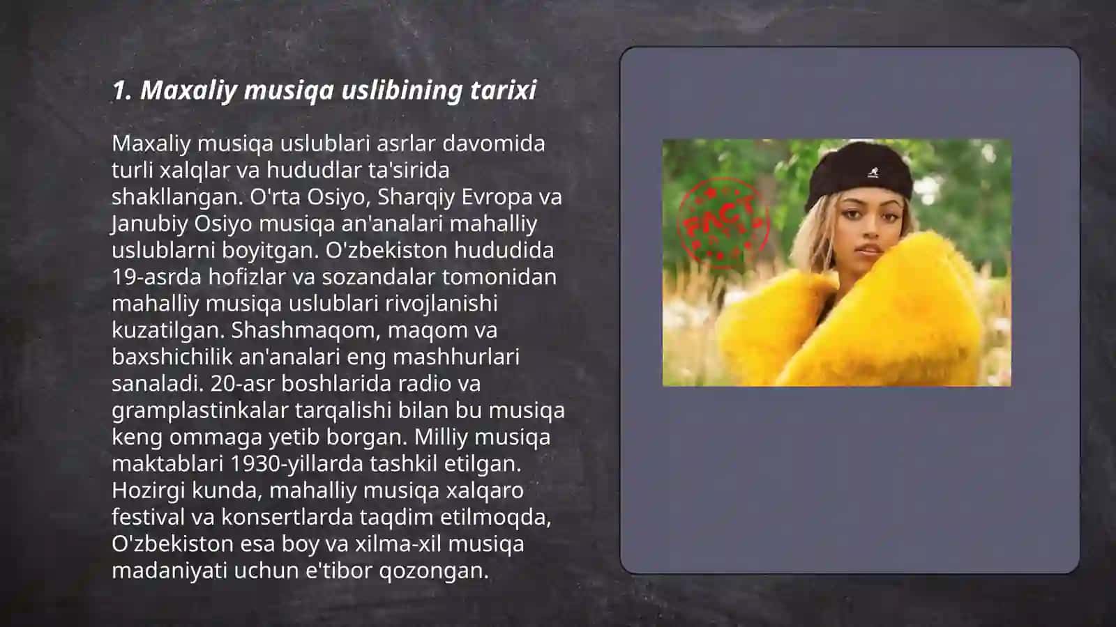Maxaliy musiqa uslibi 3