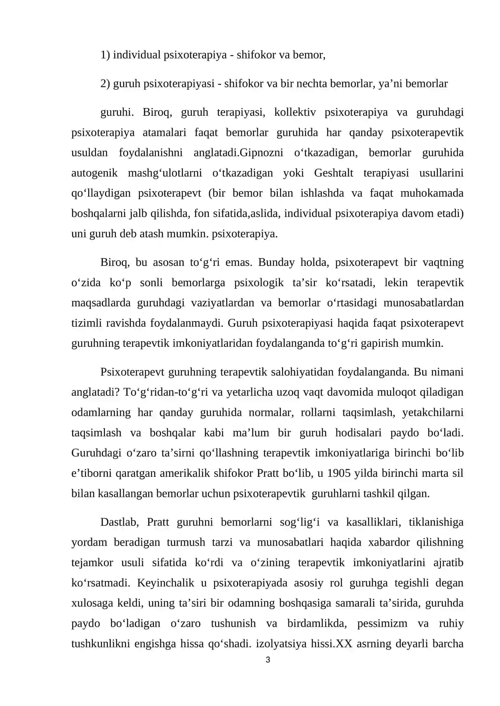BOLLALAR BILAN GURUHIY VA INDIVIDUAL PSIXOTERAPIYA 3