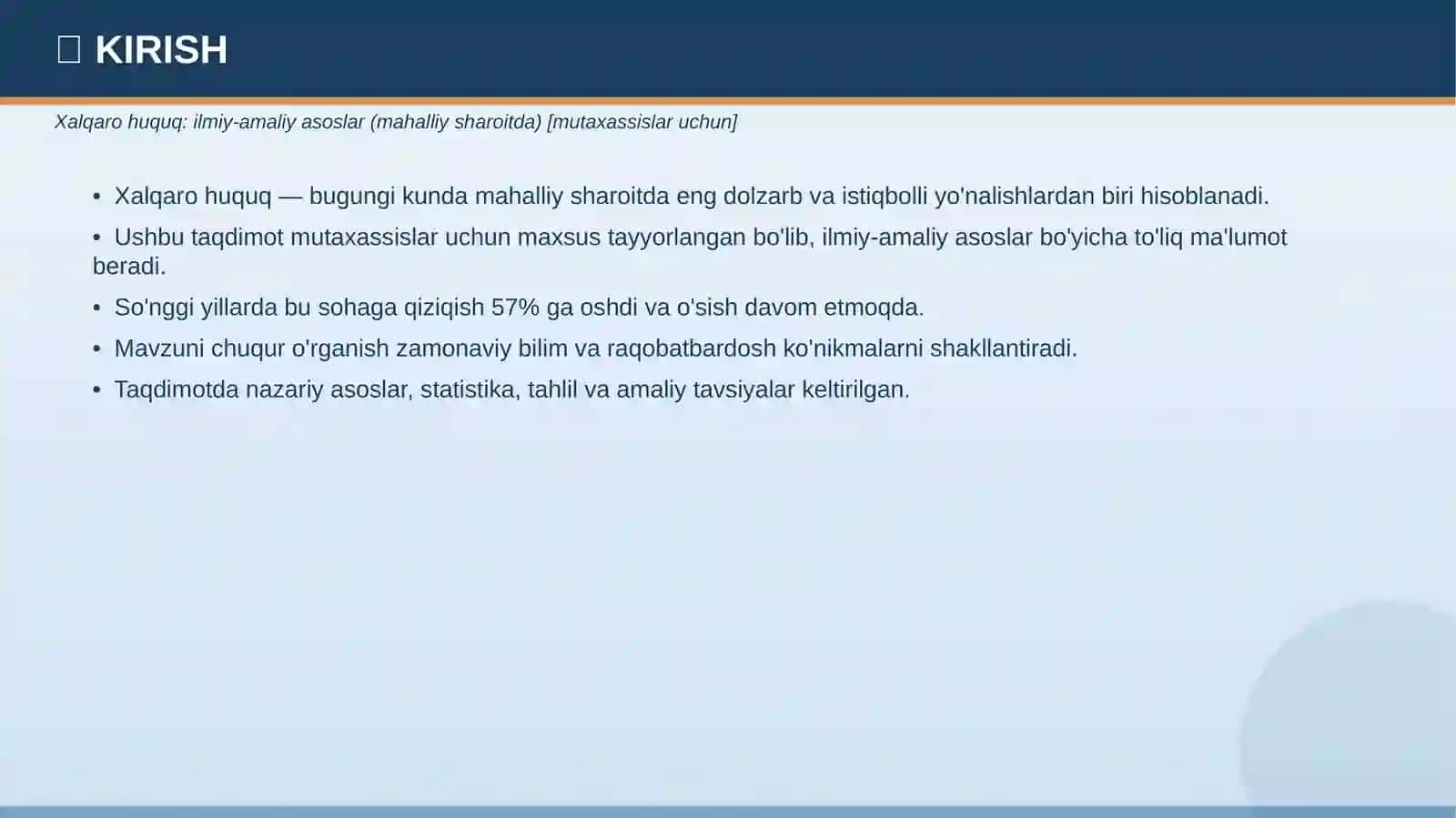 Xalqaro huquq: Ilmiy-amaliy asoslar (mahalliy sharoitda) 3