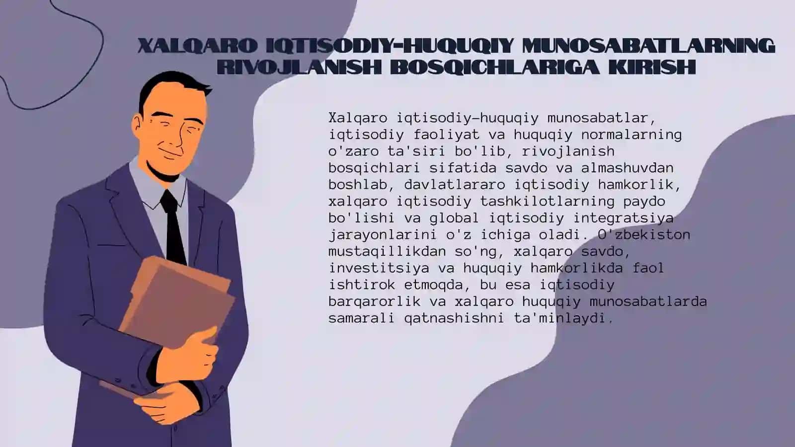 O'zbekiston Xalqaro Miqyosida Iqtisodiy-Huquqiy Takomillashtirish Choratadbiri 3