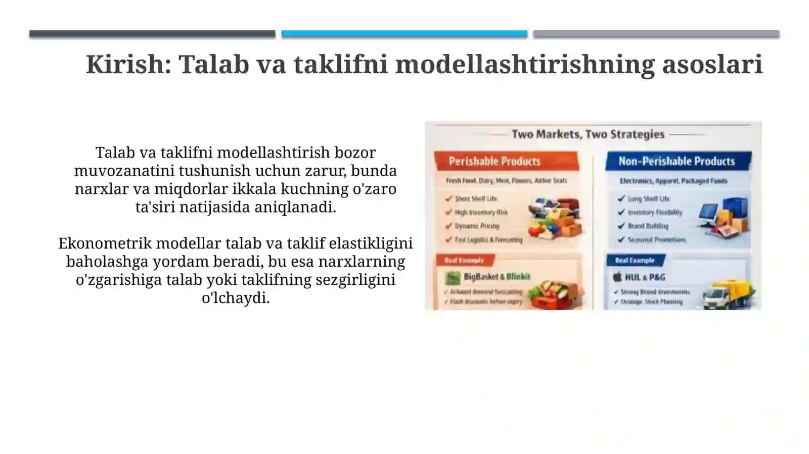 Mahsulotga talab va taklifning ekonometrik modellarini tuzish 3