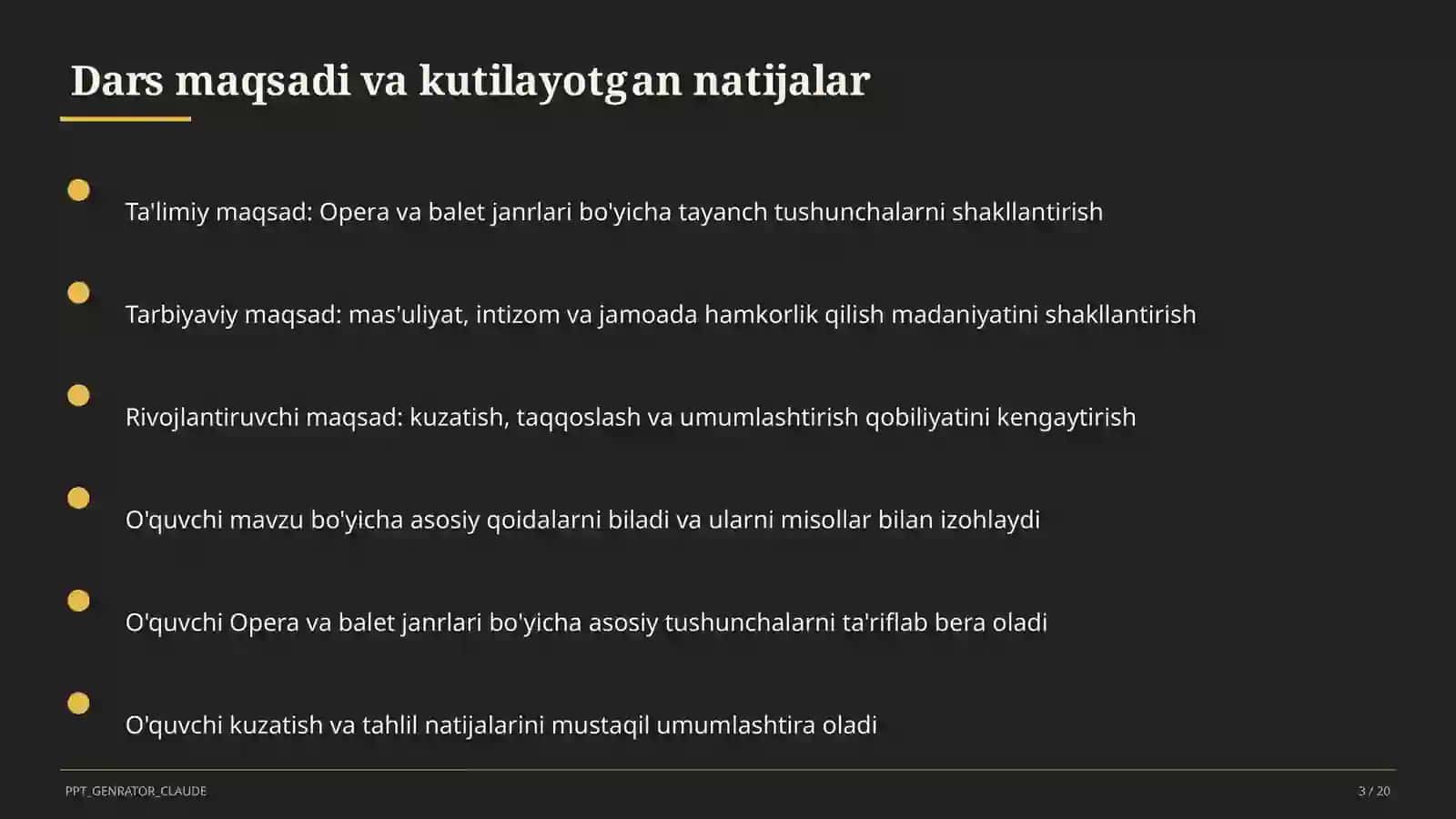 Opera va balet janrlari (6-sinf) 3