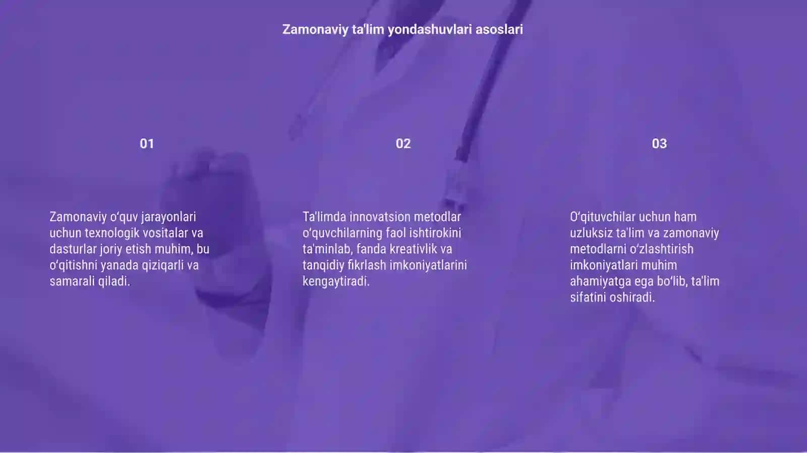 Umumiy o‘rta ta’lim maktablarida o‘qitish jarayonlarini tashkil etishga doir zamonaviy yondashuvlar 3