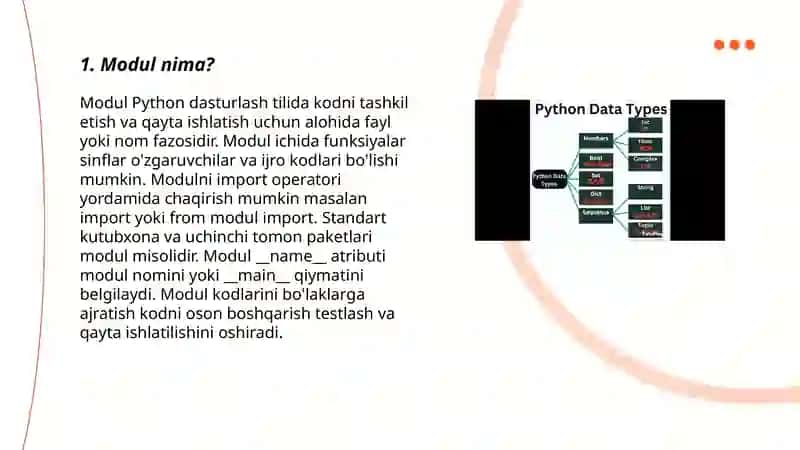 Pythonda modullar 3