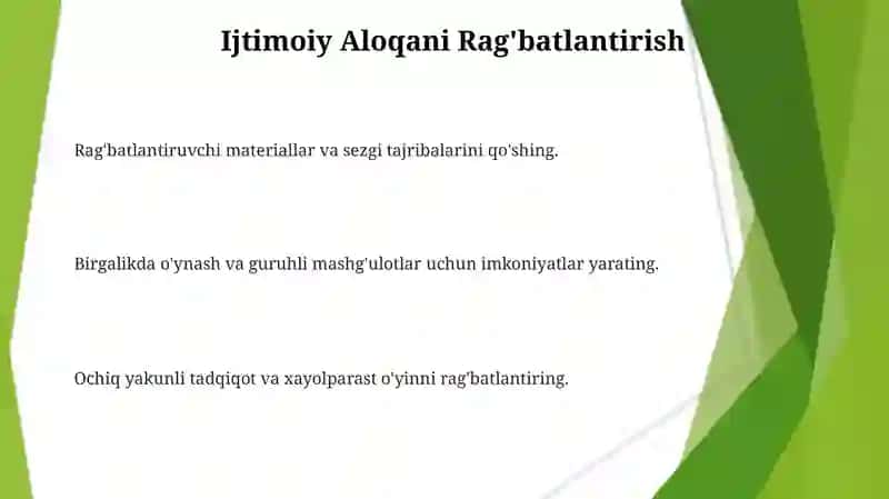 Maktabgacha ta'limda rivojlanish markazlari 3