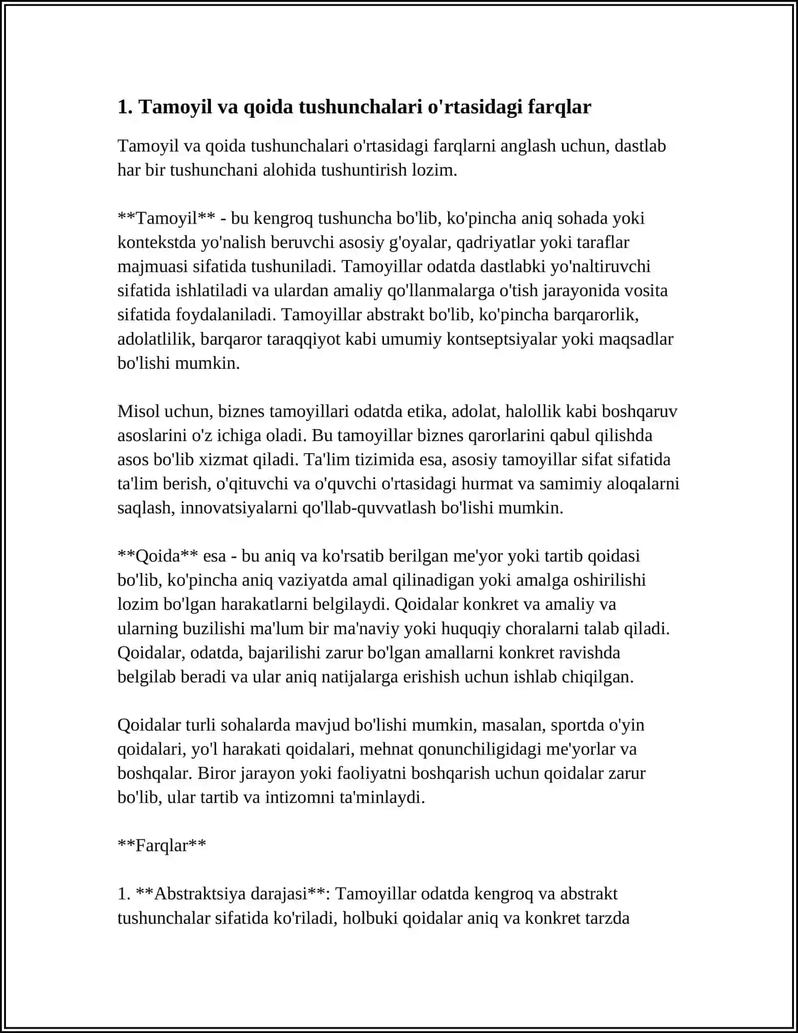 TAMOYIL VA QOIDA TUSHUNCHASI 3
