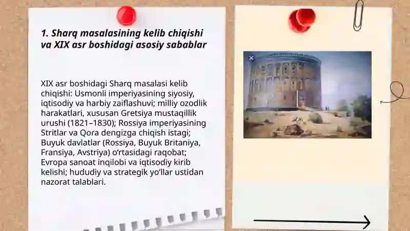 XIX asr boshidagi “Sharq masalasi” va uning mohiyati 3