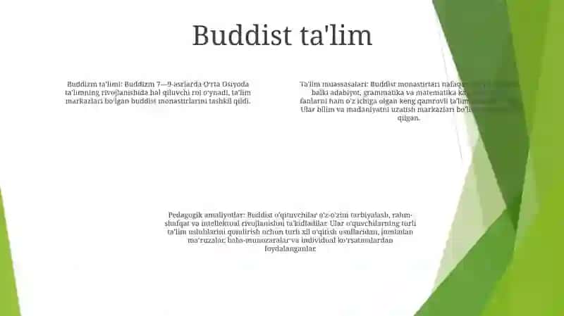 7Asrdan 9Asrning Birinchi Yarmigacha OʻRta Osiyodagi Maktablarda Tarbiya Va Pedagogik Fikrlar 3