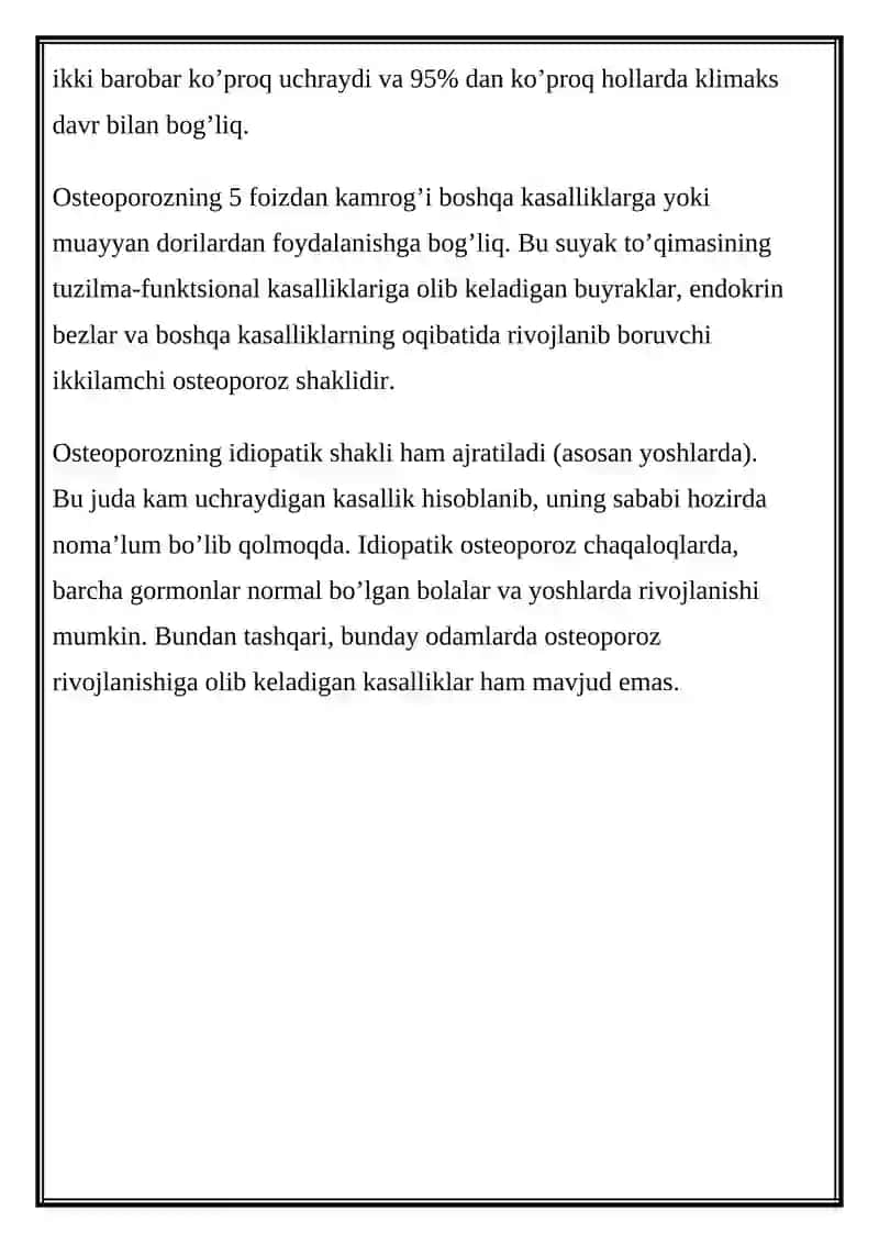 Osteoporozlar ratsional terapiyasining tamoyillari 3