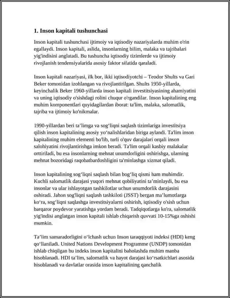 INSON KAPITALI TUSHUNCHASI VA UNI O‘LCHASH USULLARI 3