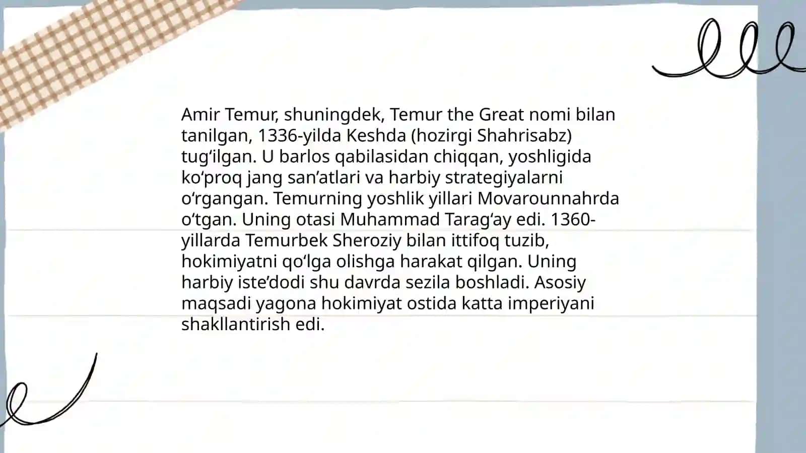 Amir Temur buyuk Sohibqiron 3