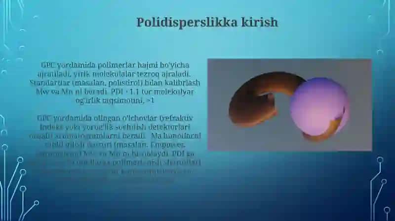 Polimerlarning polidispersligini aniqlash 3