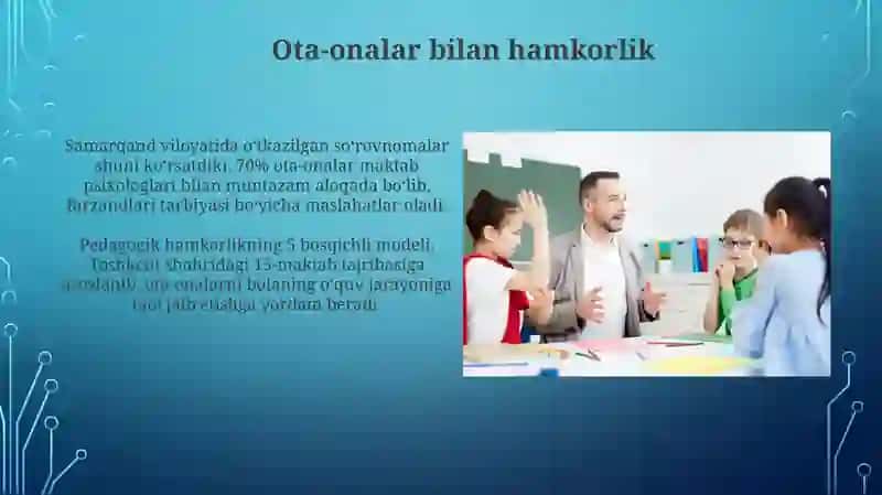 Zamonaviy ta'limda psixologik -pedagogik qo'llab-quvvatlashni rivojlantirish 3