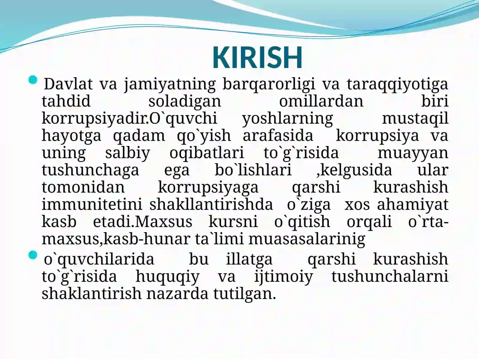 Korrupsiyatushunchasivauningoqibatlari 3