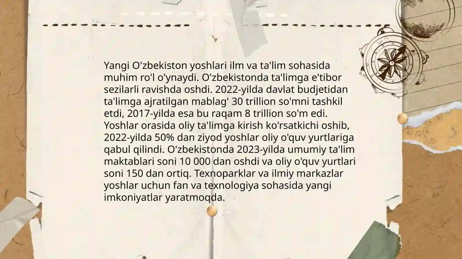 Yangi O'zbekiston yoshlari 3