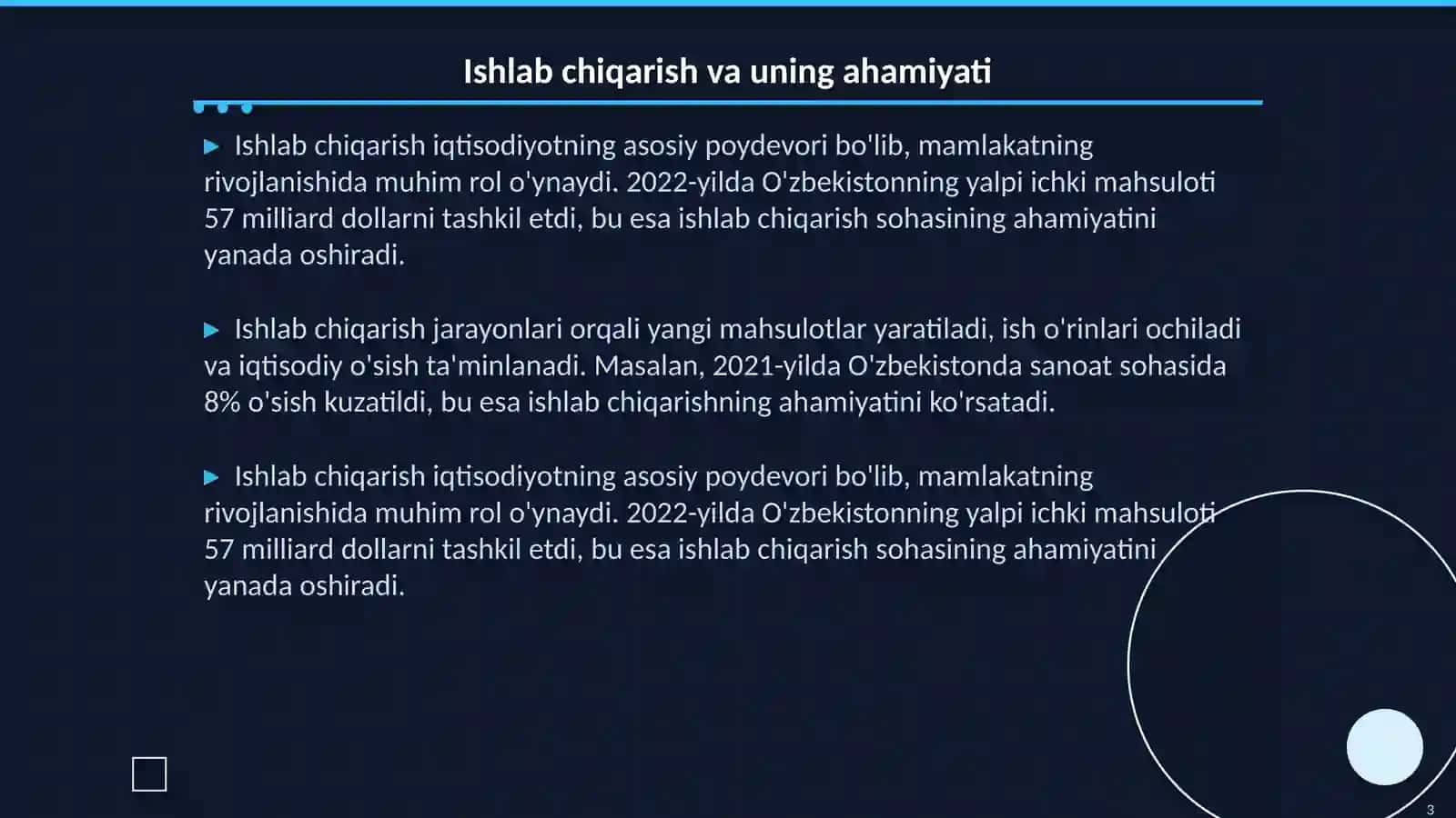 Ishlab chiqarishni tashkil etishga tasir etuvchi yetakchi omilni aniqlash 3