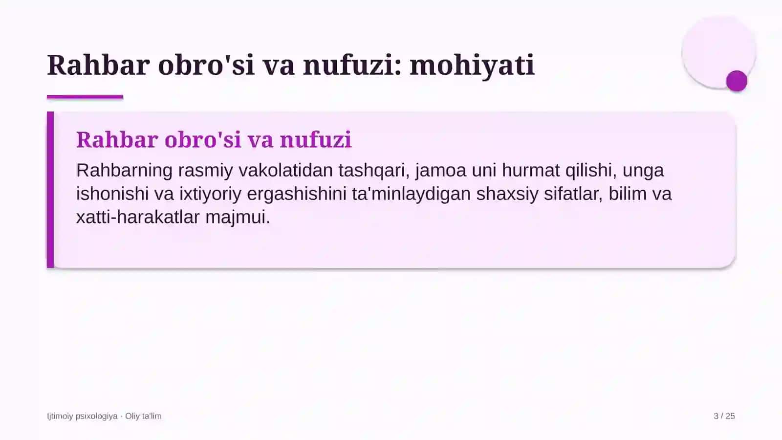 ta'lim turizmida rahbar obro'si va nufuzi 4257 3