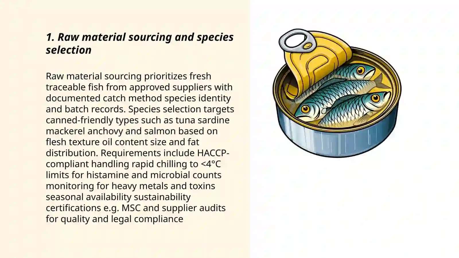 Process of canned fish 3