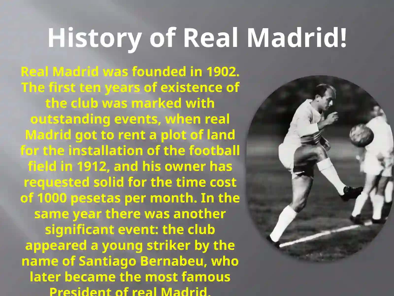 History of Real Madrid! 3