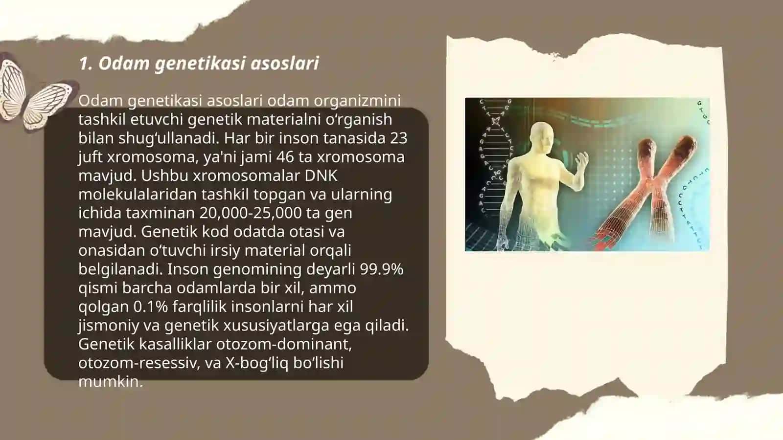 Odamlar genetikasi va uni órganish metodlari 3