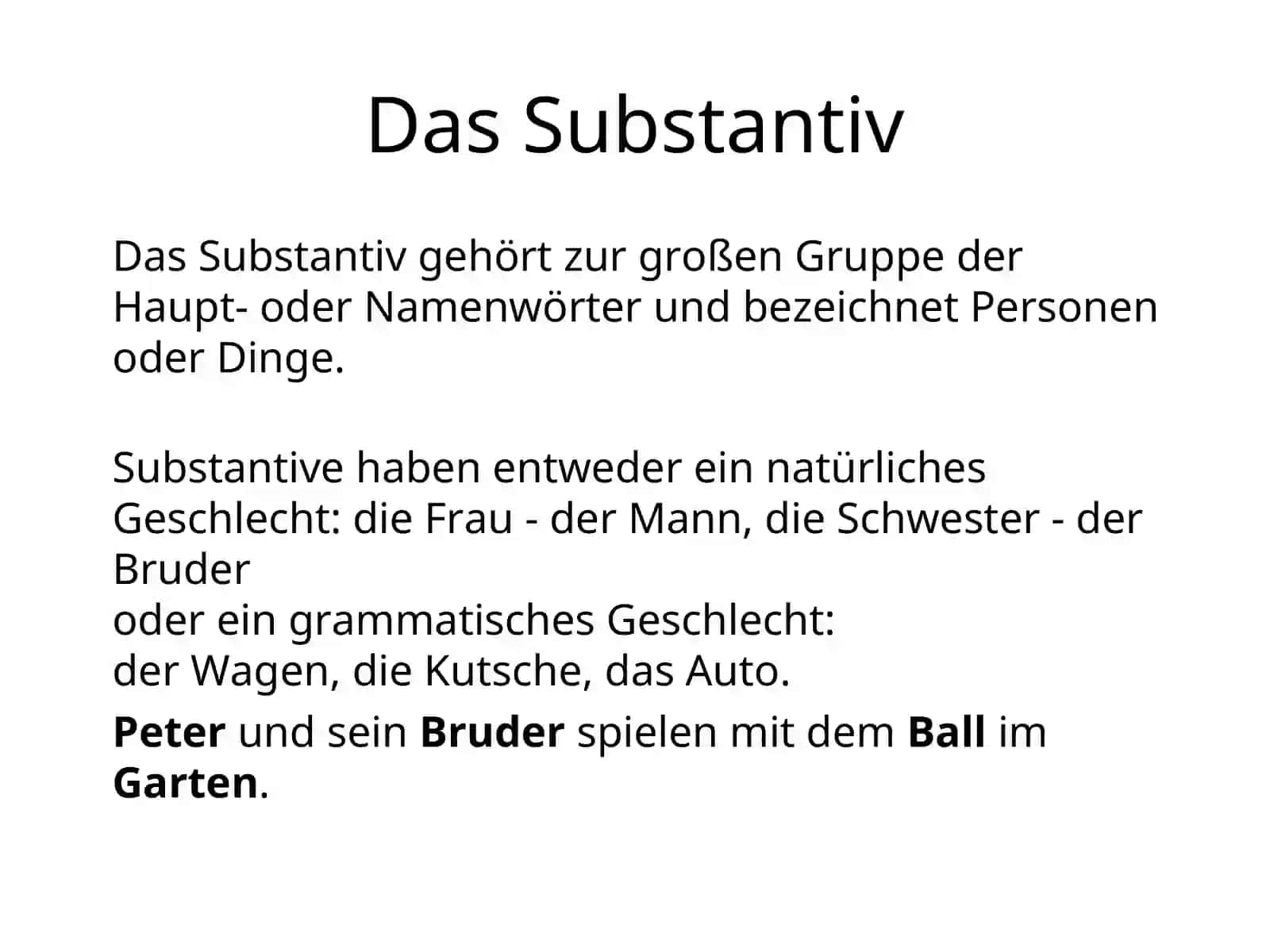 Die Wortarten 3