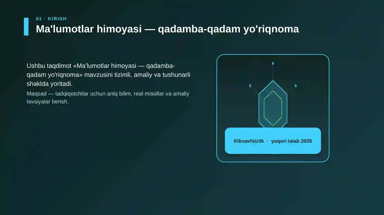 Ma'lumotlar himoyasi — qadamba-qadam yo'riqnoma 3