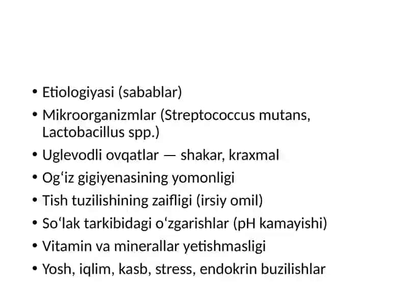 Karies 3