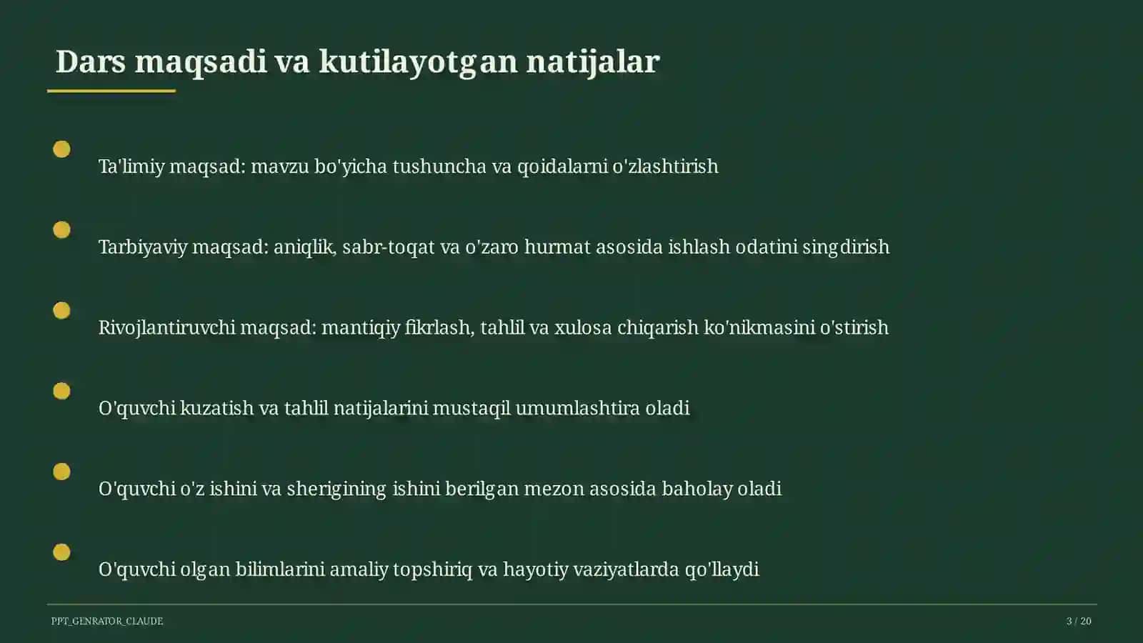 Algoritmlarning turlari: chiziqli, tarmoqlanuvchi, takrorlanuvchi (8-sinf) 3