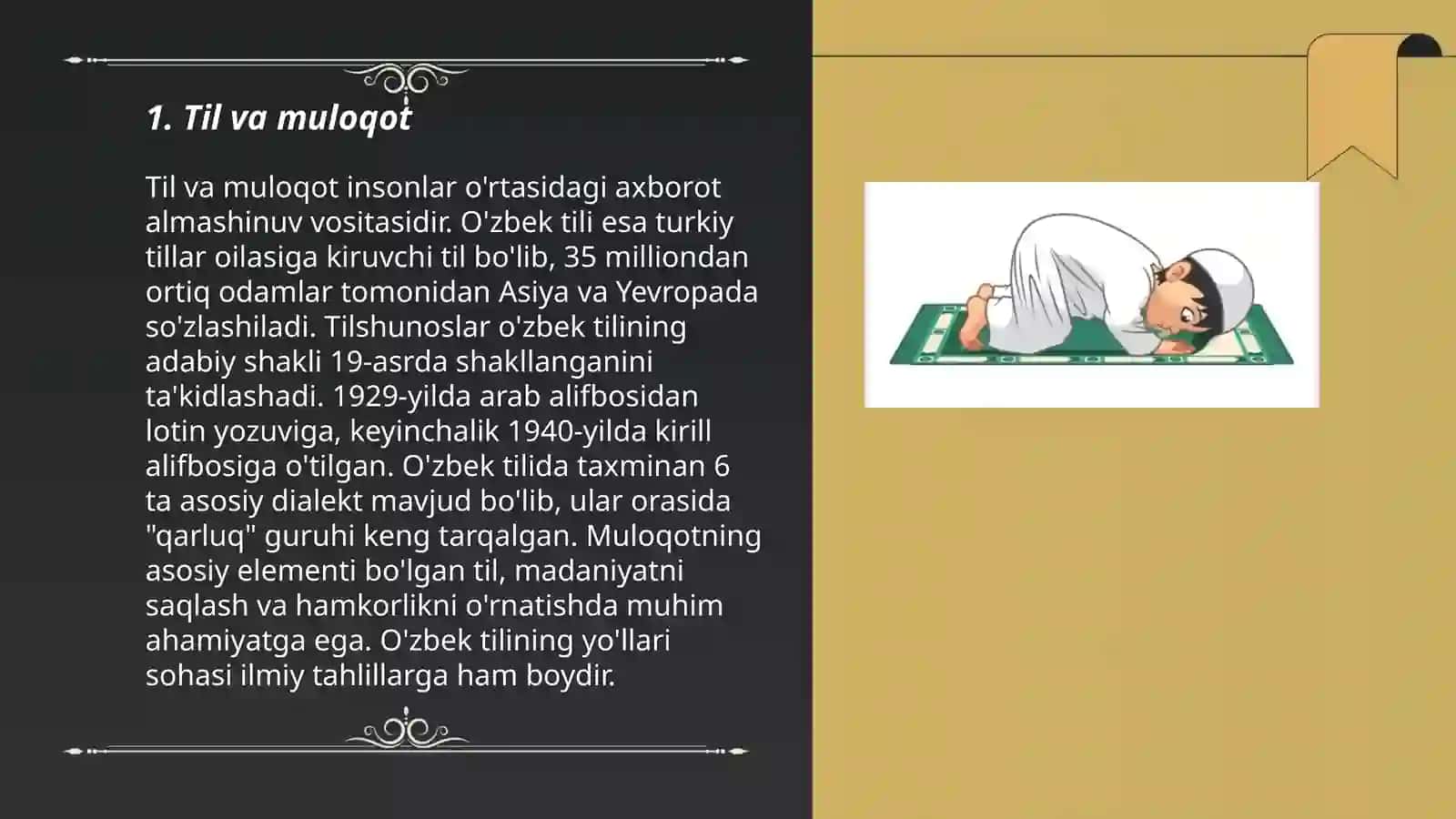Til va muloqot 3