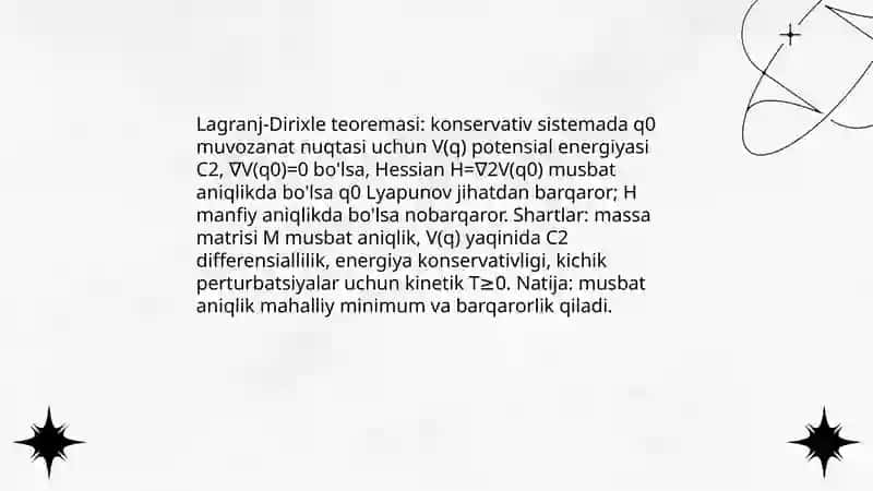 Lagranj-Dirixle teoremasi 3
