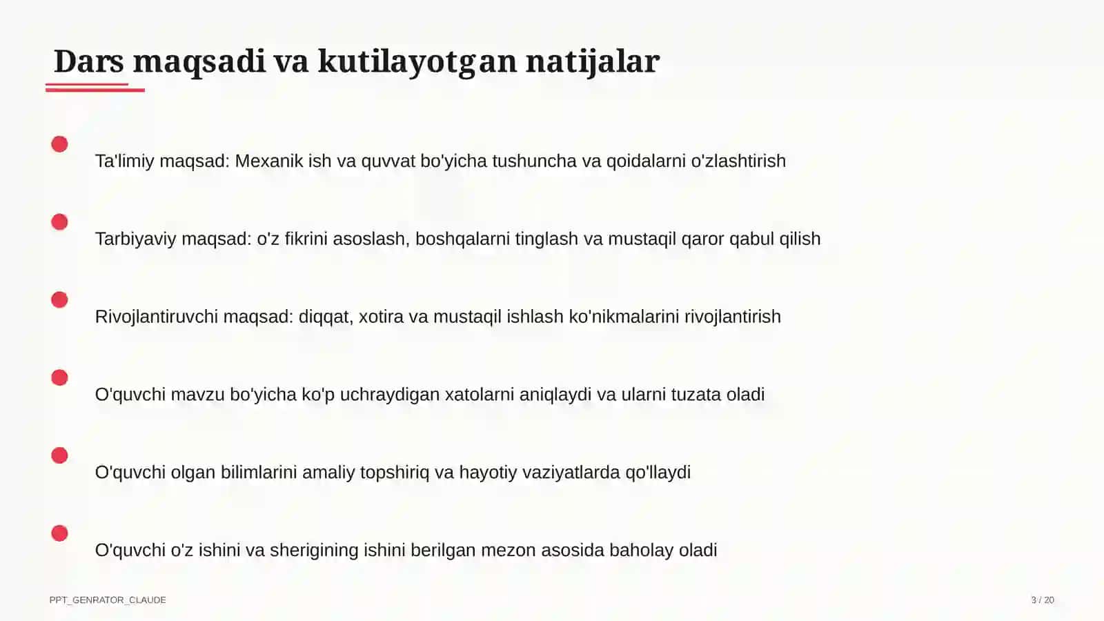 Mexanik ish va quvvat (7-sinf) 3