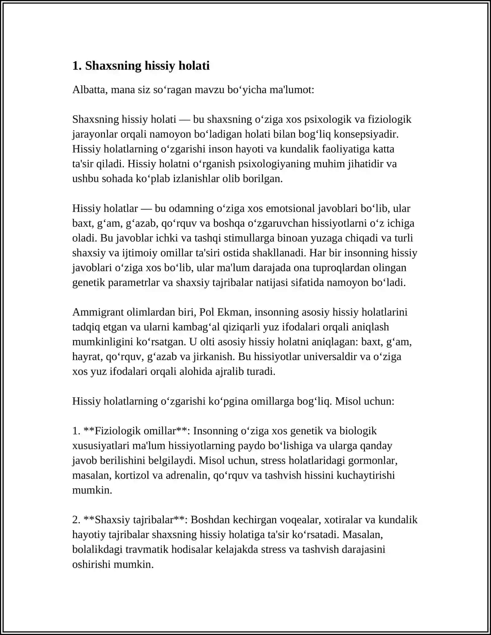 SHAXSNING HISSIY-IRODAVIY SOHASI VA KASBGA MOSLASHISH 3