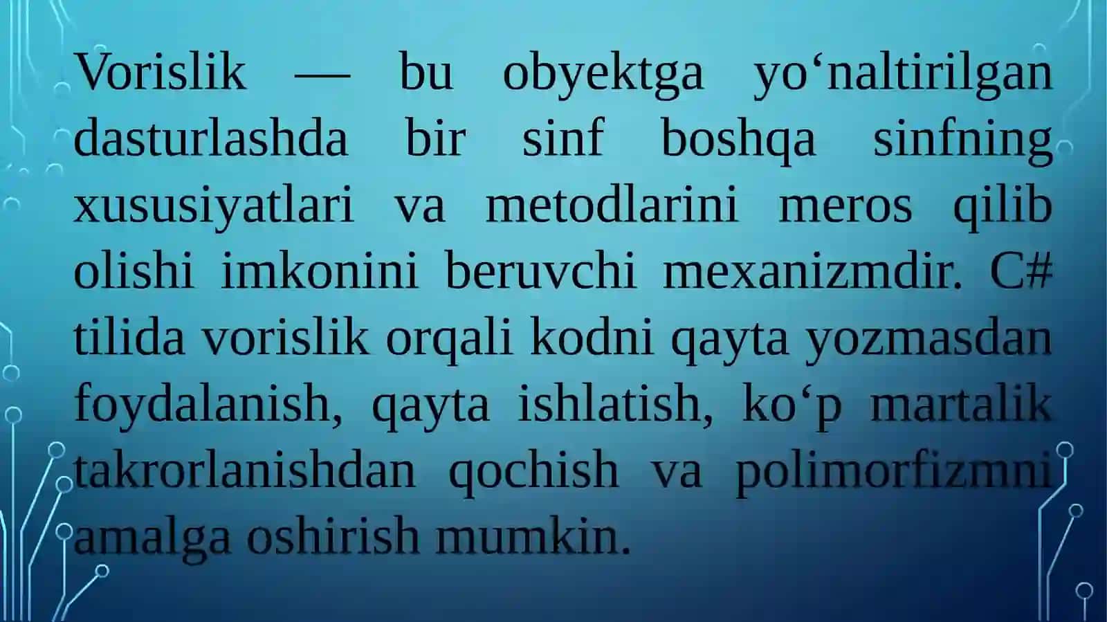 Vorislik 3