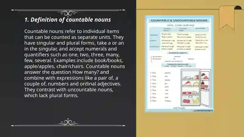 Countable and uncountable 3
