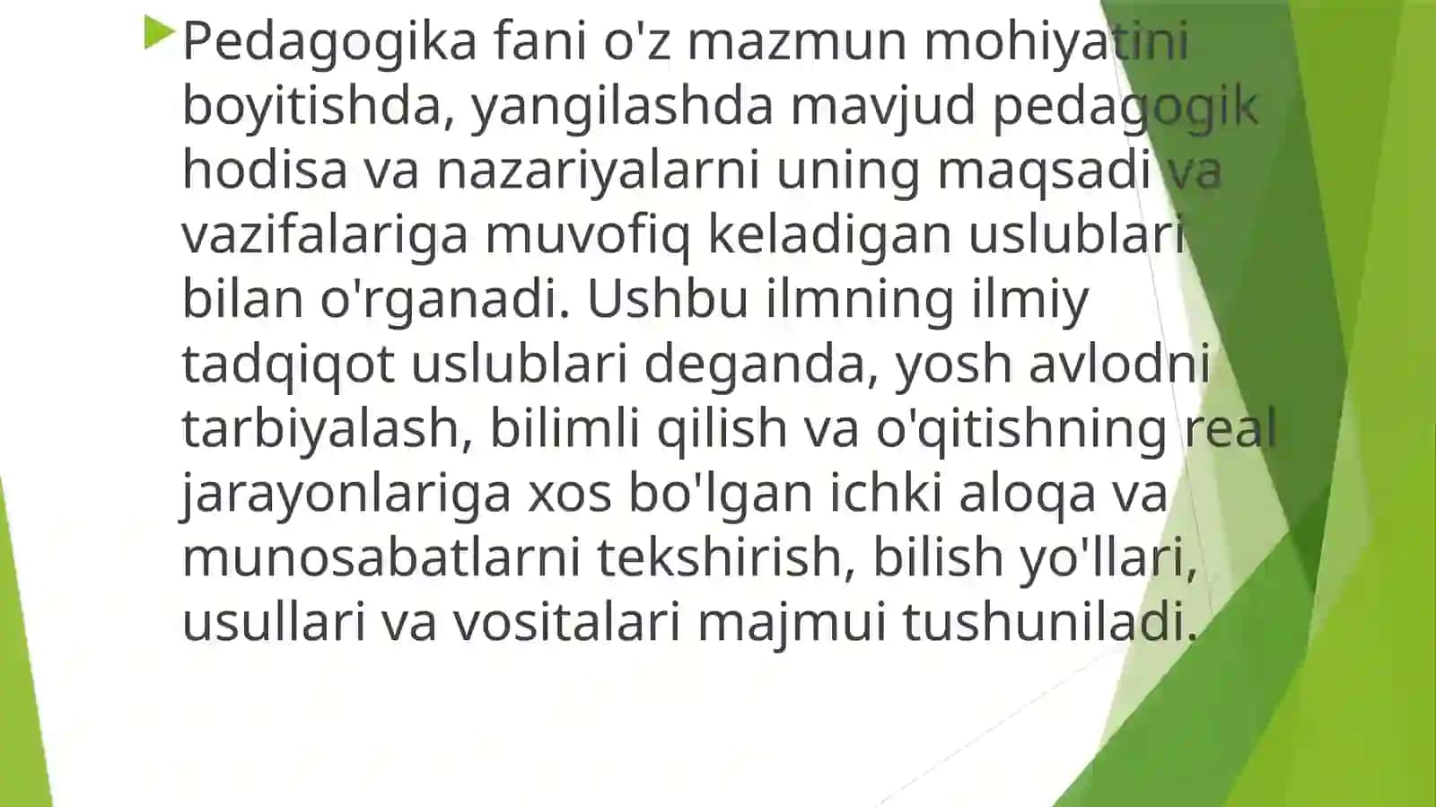 Pedagogikaning Ilmiy tadqiqot metodlari 3