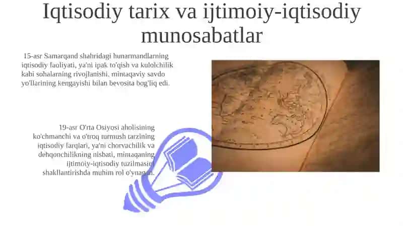 Iqtisodiy tarix va ijtimoiy-iqtisodiy munosabatlar 3