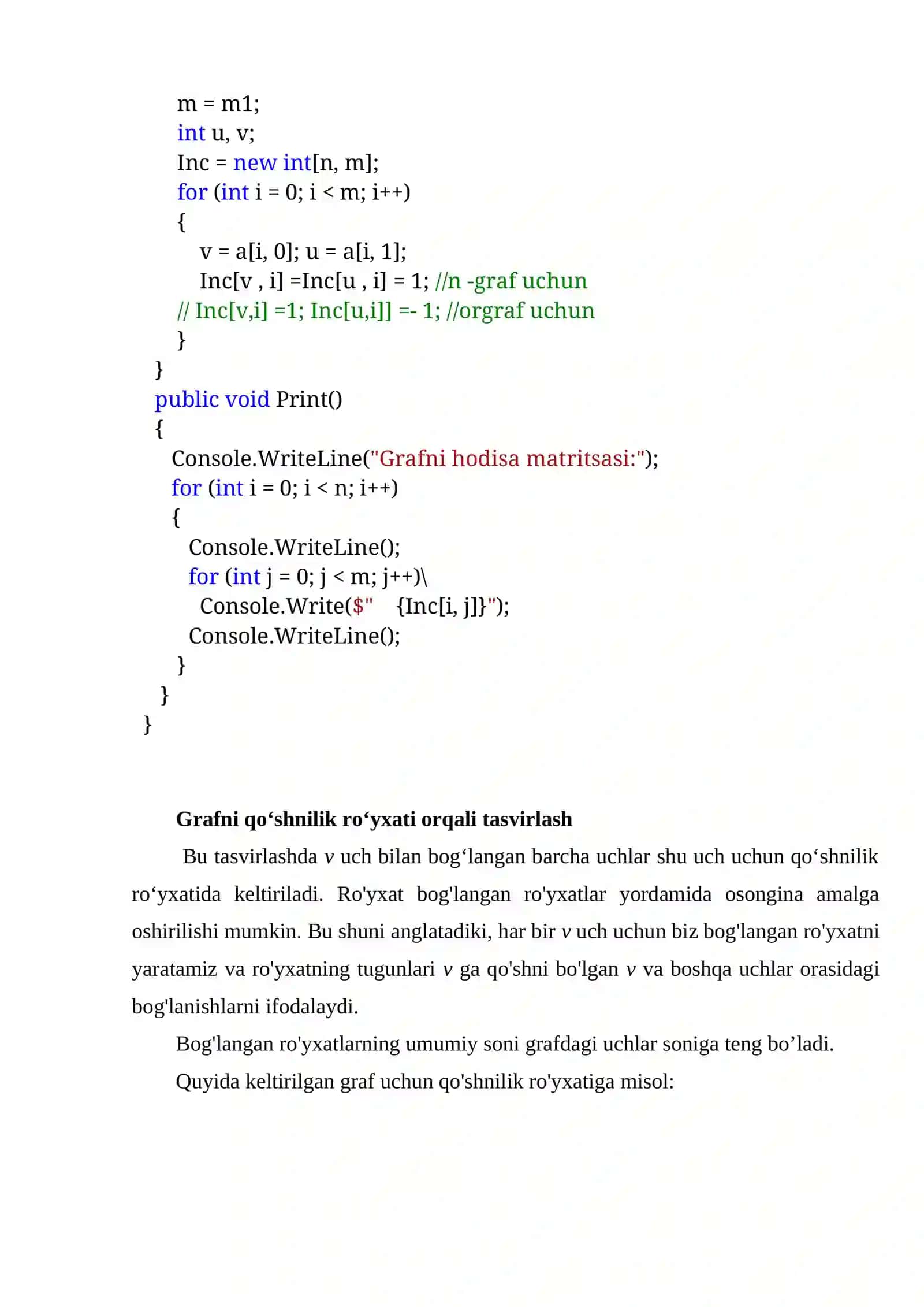 Graflarni kompyuterda tasvirlash 3