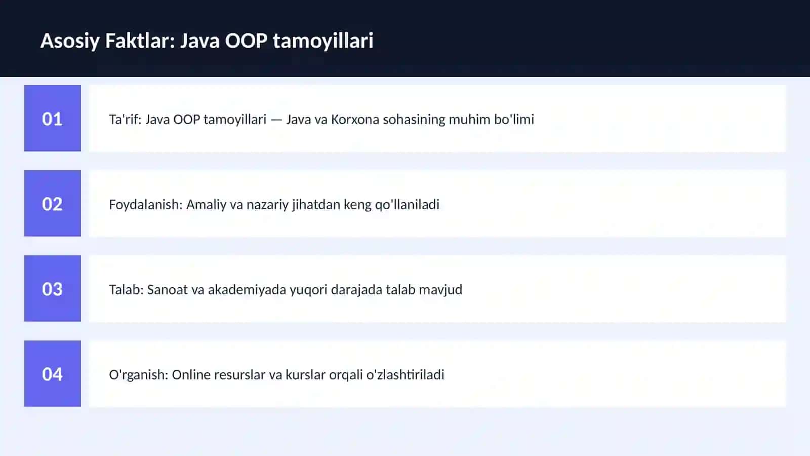 Java OOP tamoyillari 3