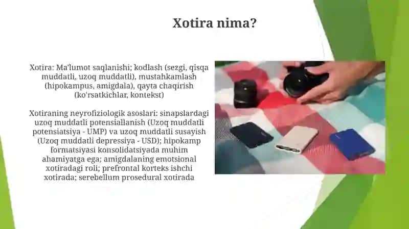 Xotira haqida tushuncha va uning nerv fiziologik asosi 3