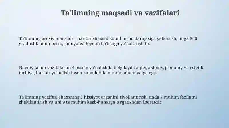 Alisher Navoiyning pedagogik qarashlari 3