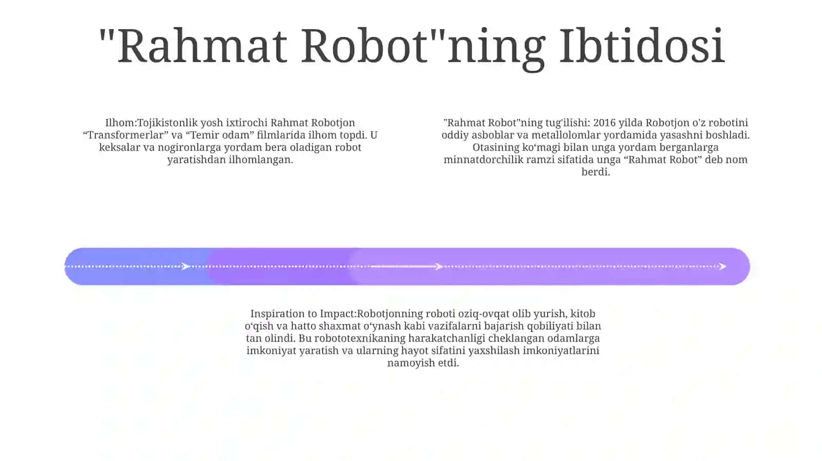 Rahmat Robotjonga kirish 3