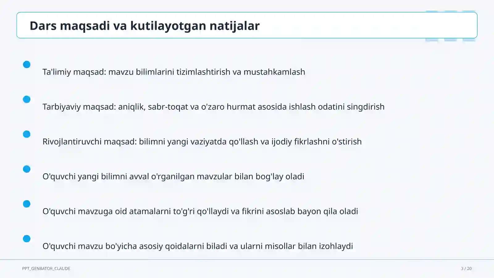 Vaqt o'lchovlari: soat, minut, sekund (3-sinf) 3