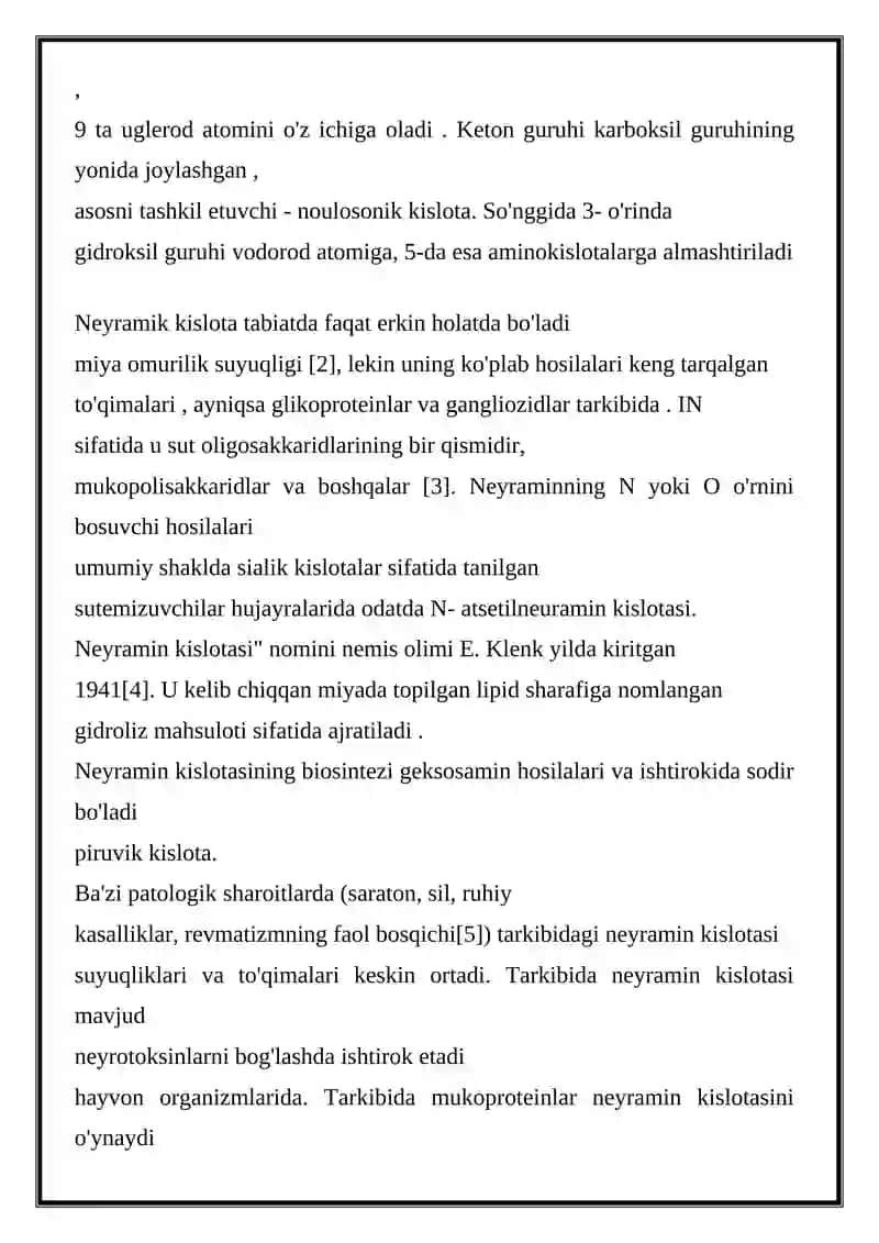 Neyramin kislota 3