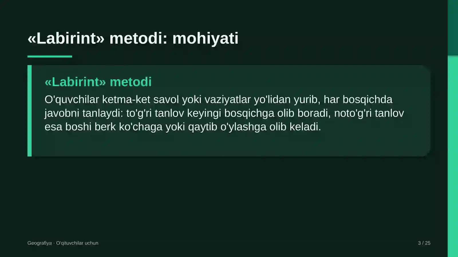 geografiya darslarida labirint metodidan foydalanish 8541 3