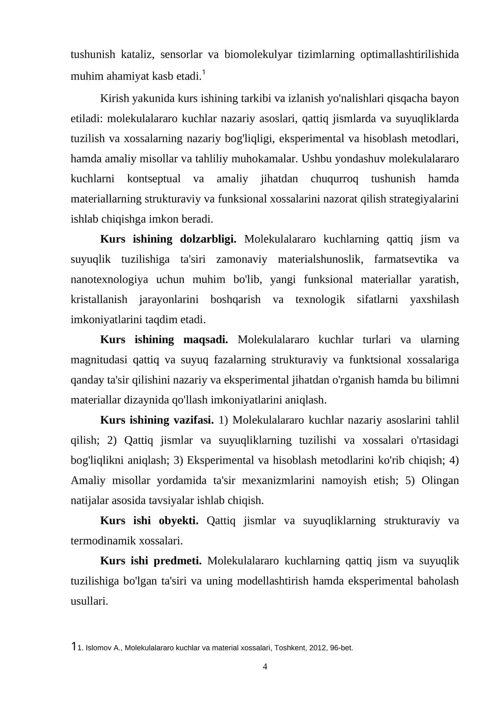 MOLEKULALARARO KUCHLARNING QATTIQ JISM VA SUYUQLIK TUZILISHIGA TA’SIRI 3