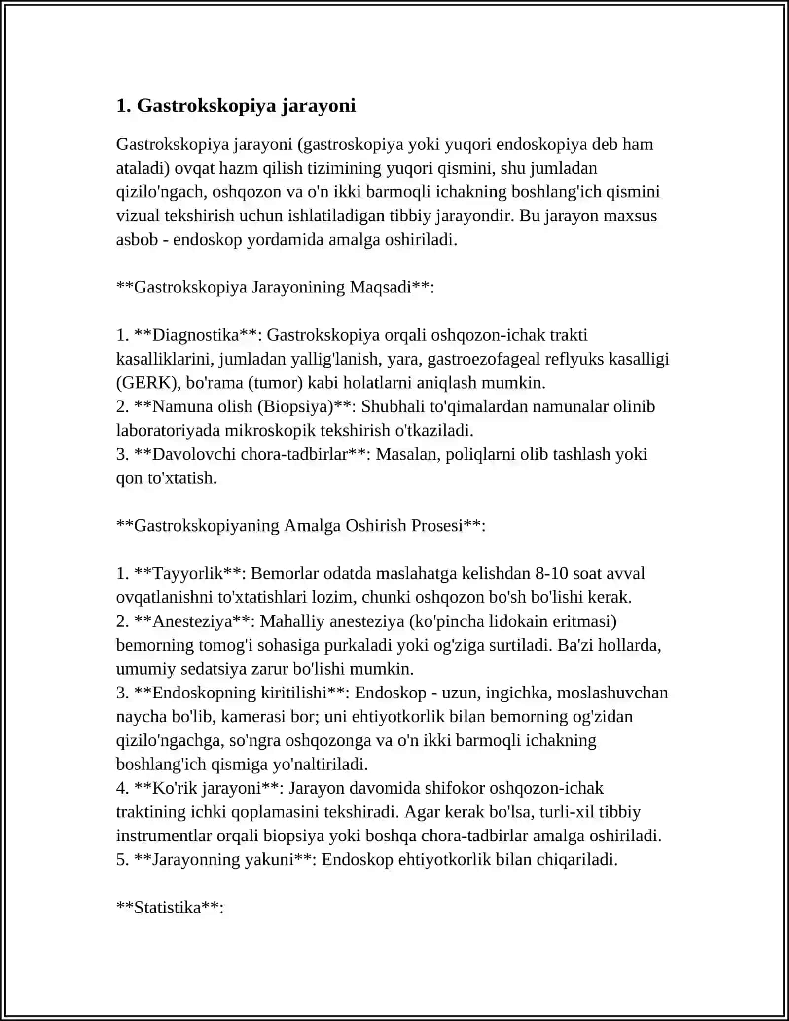 GASTROSKOPIYA JARAYONI 3