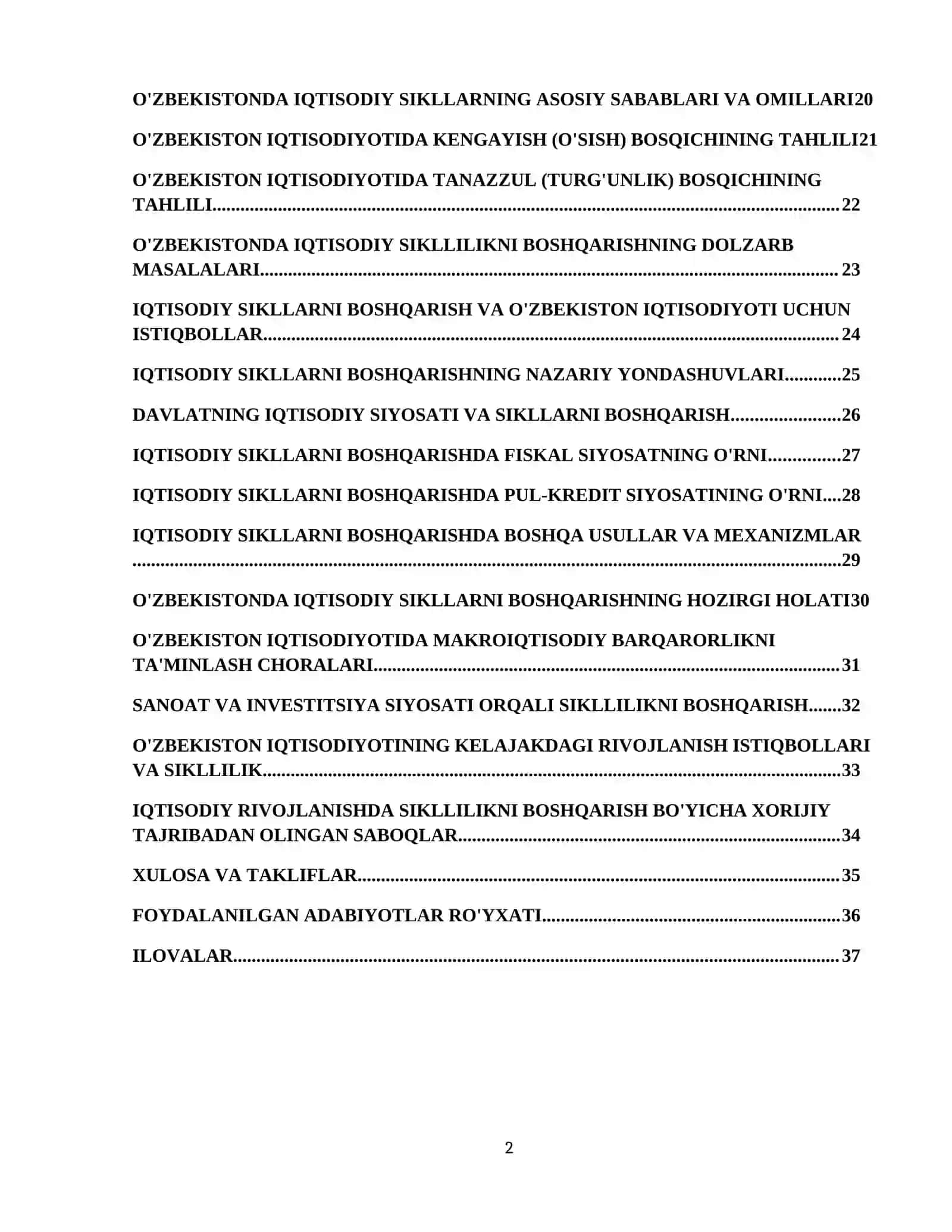 Iqtisodiy rivojlanishning siklliligi va iqtisodiy sikl nazariyalari. 3