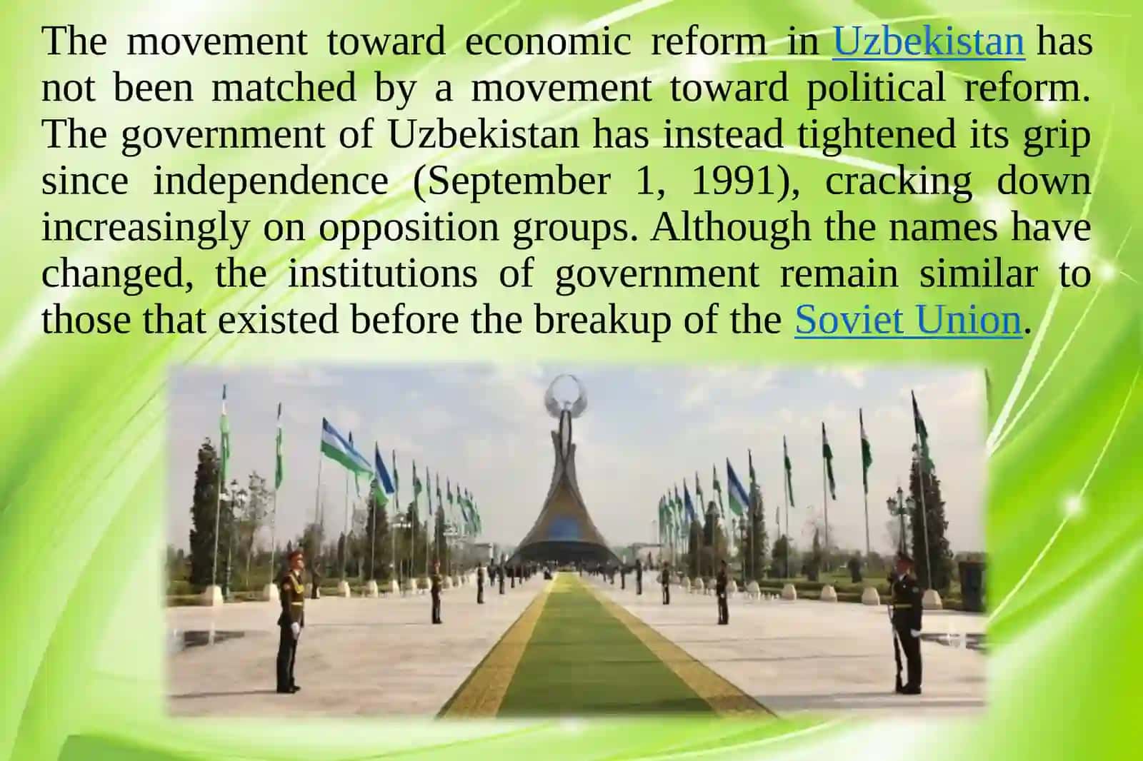 The Political System of Uzbekistan and United States 3